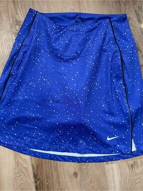 Nike Royal Blue Speckled Skater Tennis Skirt